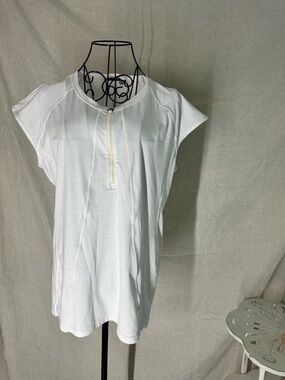 Athleta Pacifica Illume UPF Tank White XL